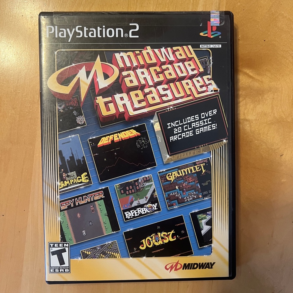 PlayStation 2 Midway Arcade Game